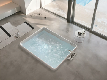 BOLLA R - Hydromassage rectangular bathtub by Gruppo Geromin - view 3